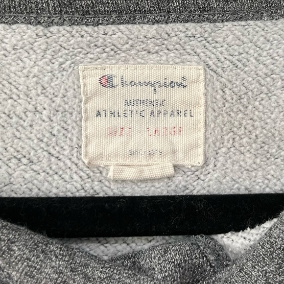 CHAMPION- Crewneck Dark Grey Casual Sweater Size L - Picture 4 of 4